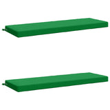 2-Piece Bench Cushions SOEST 2 pcs 100% Polyester Green 950339