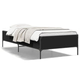 Bed Frame without Mattress Black 90x190 cm Single 844986