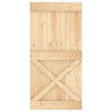 Door NARVIK 100x210 cm Solid Wood Pine 154447