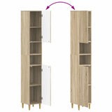 2 Piece Bathroom Cabinet Set ARNHEM Sonoma Oak Engineered Wood 3417524