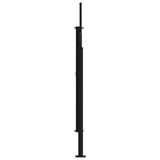 Retractable Side Awning Grey 600 x 140 cm Polyester 42035512