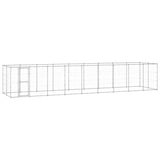 Outdoor Dog Kennel Galvanised Steel 21,78 m 3082311
