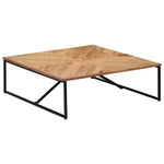 ZNTS Coffee Table 110x110x36 cm Solid Acacia Wood 247699