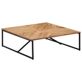 ZNTS Coffee Table 110x110x36 cm Solid Acacia Wood 247699