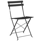 Folding Bistro Set 3 pcs Anthracite Steel 42002972