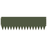Lawn Edging 10 pcs 103 x 30 cm Steel Olive Green 8008510