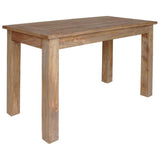 Dining Table Solid Mahogany Wood 120x60x77 cm 244496
