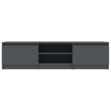 ZNTS TV Cabinet Grey 140x40x35.5 cm Engineered Wood 800650