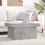 ZNTS Coffee Table Concrete Grey 100x55x40 cm Engineered Wood 840873