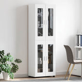 Highboard FLORIN White 60 x 35 x 182 cm Engineered Wood 3397904
