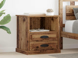 Bedside Cabinet Old Wood 36 x 43 x 60 cm Engineered Wood 881396