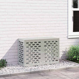 Air Conditioner Cover Silver 90 x 40 x 60 cm Galvanised Steel 865895