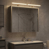 Bathroom Mirror Cabinet Grey Sonoma 73.5 x 16 x 62.5 cm 889180