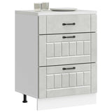 Kitchen Base Cabinet Lucca Concrete Grey Engineered Wood 854273