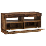 LED TV Cabinet Old Wood Engineered Wood 897443