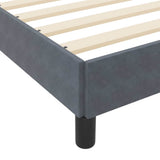 Box Spring Bed with Mattress Dark Grey 180 x 210 cm Fabric 3398756