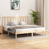 Bed Frame without Mattress Solid Wood Pine 200x200 cm 3105180