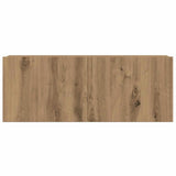 4 Piece TV Cabinet Set Wall-mounted Artisan Oak Engineered Wood 3329156
