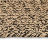 Area Rugs Rectangular Natural and Black 60 x 250 cm Jute 42010489