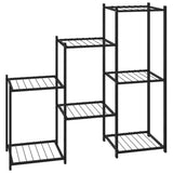 Flower Stand 83x25x80 cm Black Iron 343129