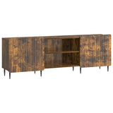 TV Cabinet Smoked Oak 150 x 31 x 52 cm Engineered Wood 894460