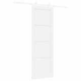 Sliding Door White 73.5 x 211 cm Solid Pine Wood 3333385