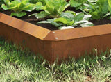 Snail Fences 8 pcs Rusty Weathering Steel 874881