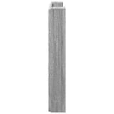 Storage Headboard with LED Grey Sonoma Engineered Wood 3418661