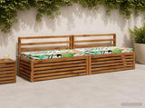 2-Piece Bench Cushions SOEST 2 pcs 100% Polyester Multicolour 949987