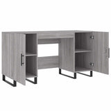 Desk Grey Sonoma 140x50x75 cm Engineered Wood 829578