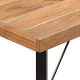 Bar Table 180x70x107 cm Solid Wood Acacia and Iron 356378