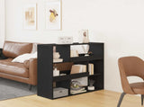 Book Shelf Black Oak 100 x 33 x 94.5 cm Engineered Wood 3423357