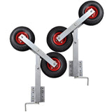 Boat Trailer Double Wheel Bow Support Set of 2 59 - 84 cm 141551
