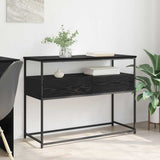Console Table Black Oak 100 x 40 x 75 cm Engineered Wood 882229