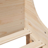 Bed Frame without Mattress 75x190 cm Small Single Solid Wood Pine 850791