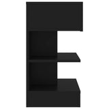 Bedside Cabinets 2 pcs Black 40x35x65 cm 808651