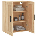 Wall Mounted Cabinet Sonoma Oak 69.5x34x90 cm Engineered Wood 830407