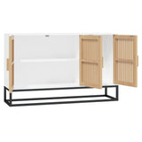 ZNTS Sideboard White 105x30x65 cm Engineered Wood 352121