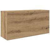 Bathroom Wall Cabinet Artisan Oak 80x25x40 cm Engineered Wood 860093