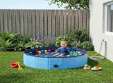 Children Swimming Pool Folding Blue 80 x 20 cm 3416320