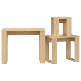 808606 Nesting Tables 3 pcs Sonoma Oak Engineered Wood