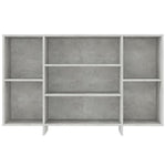 ZNTS Sideboard Concrete Grey 120x30x75 cm Engineered Wood 809624