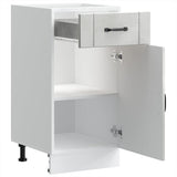 Kitchen Base Cabinet Lucca Concrete Grey Engineered Wood 853711