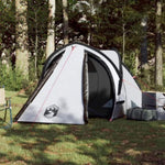 ZNTS Camping Tent Dome 2-Person White Blackout Fabric Waterproof 94342