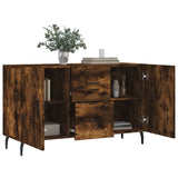 ZNTS Sideboard Smoked Oak 100x36x60 cm Engineered Wood 828193