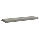 2-Piece Bench Cushions SOEST 2 pcs 100% Polyester Grey 949931