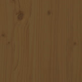 Garden Chairs 2 pcs Honey Brown Solid Wood Pine 825390