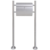 Mailbox on Stand Stainless Steel 271745