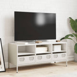TV Cabinet White 101.5x39x43.5 cm Cold-rolled Steel 851327