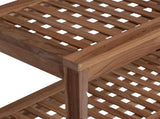 Bathroom Side Table Natural 60 x 30 x 45 cm Solid Teak Wood 42024291